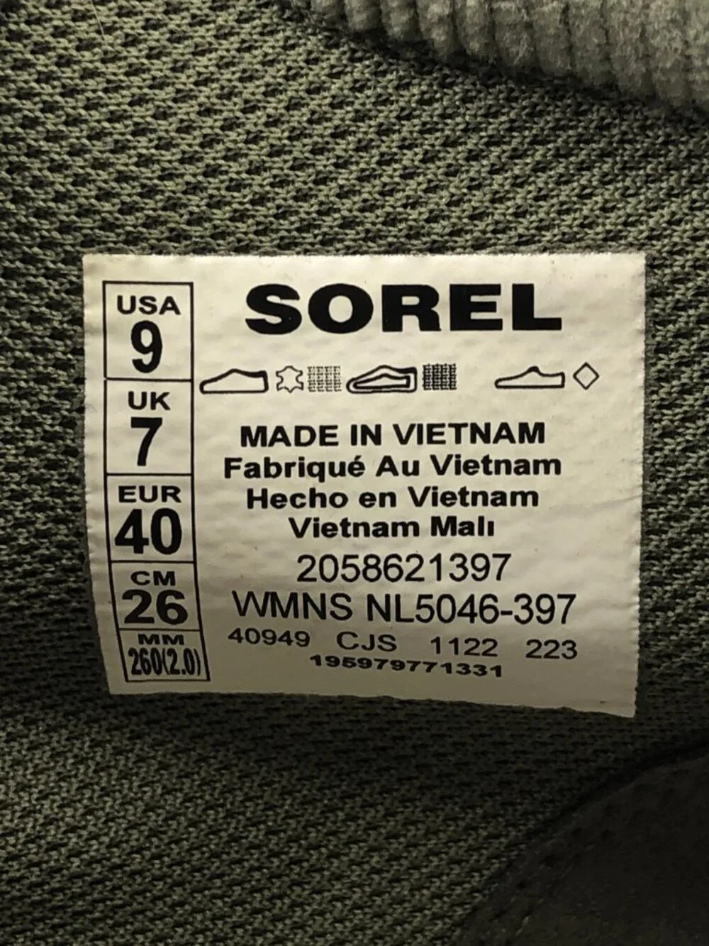 Sorel Ona 503 Hiker Suede Ankle Boots 9